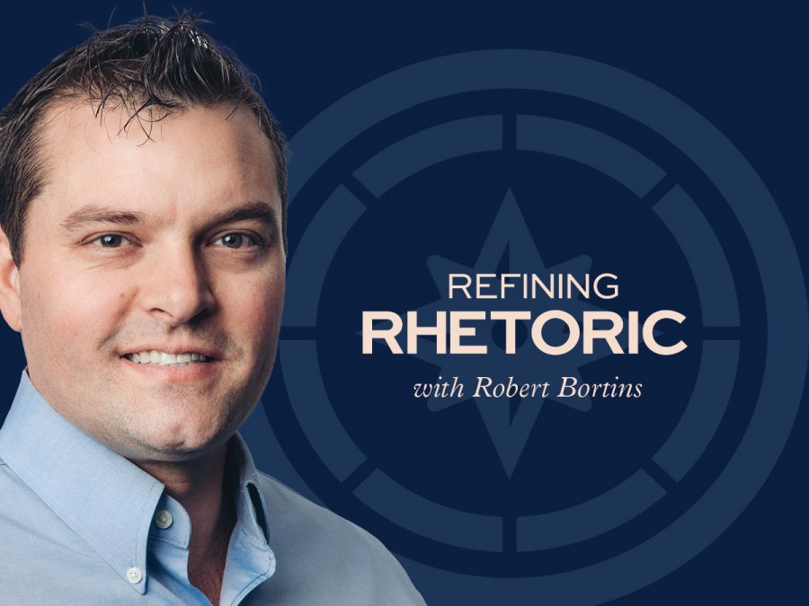 The Refining Rhetoric with Robert Bortins logo