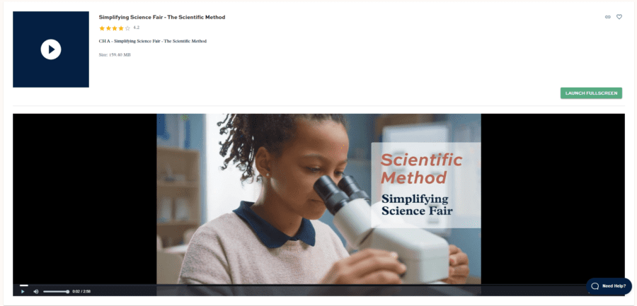CC Connected equips you with videos for your homeschool science fair.