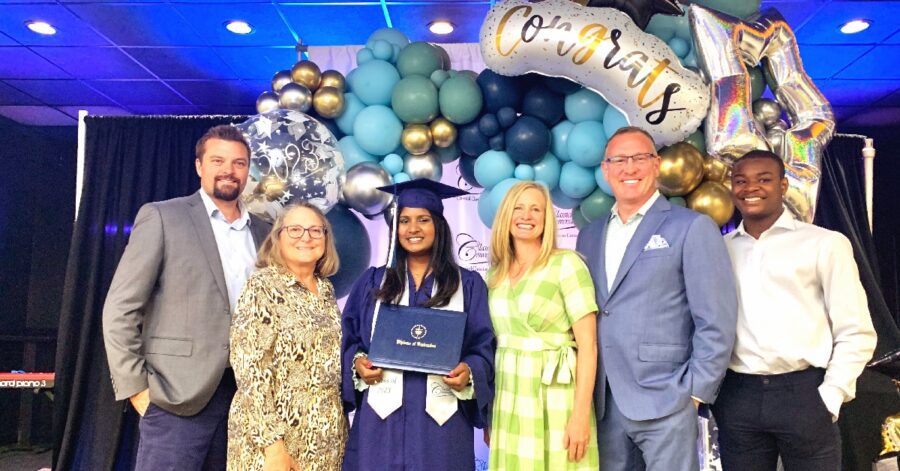 Why Homeschool through High School: Mala Cross graduates CC homeschool high school and celebrates National Commencement.