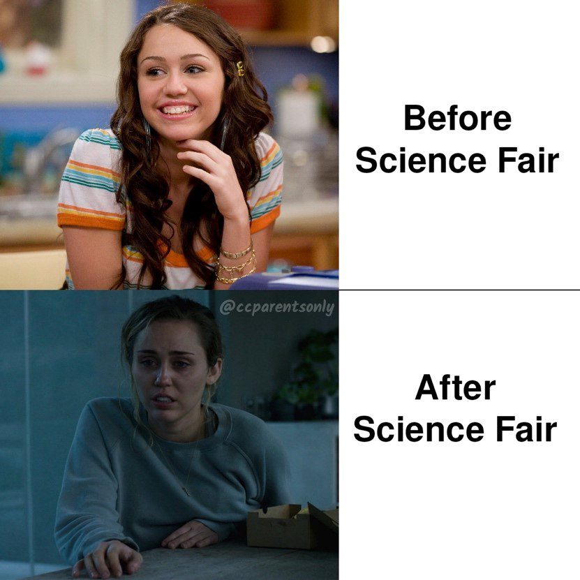 Reforging yourself on the crucible of Science Fair.