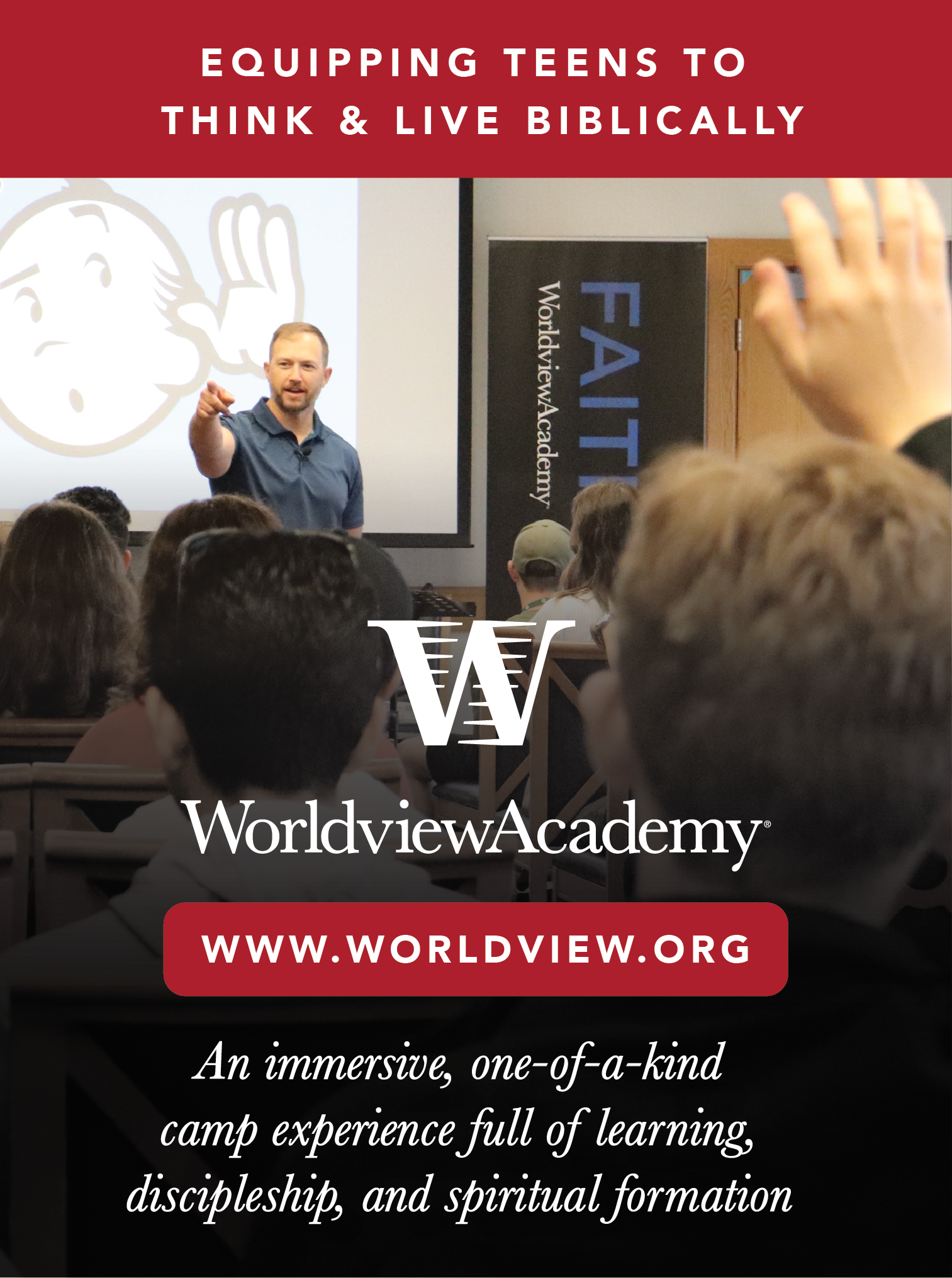 Worldview Academy Page Ad